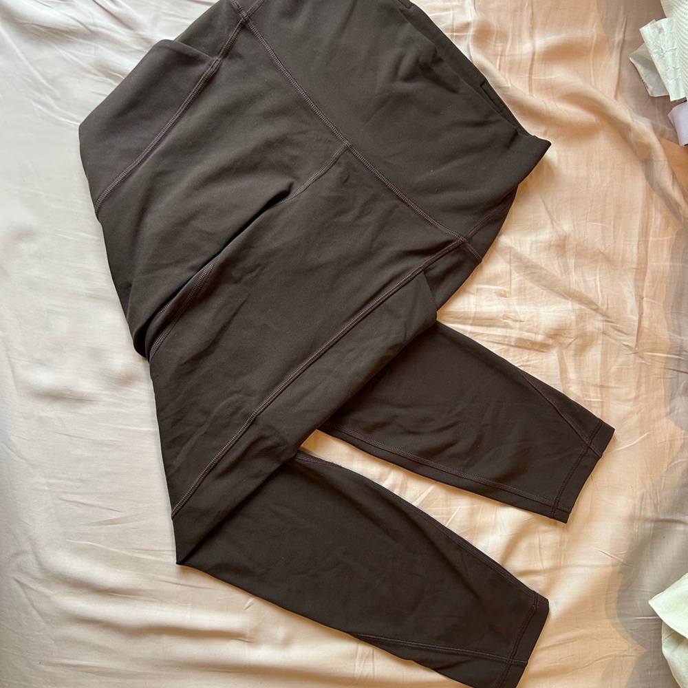 Lululemon Brown Align Leggings w pockets
